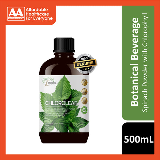 Green Tree Chloroleaf Botanical Beverage 500mL (Spinach Powder with Chlorophyll Powder)