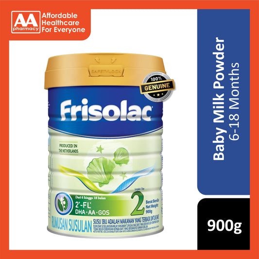 Frisolac Infant's Nutrition Milk Formula Step 2 (For Age 6-18 Months) 900g