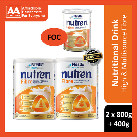 Nestlé Nutren Fibre 2x800g FOC 400g (Promo Pack)