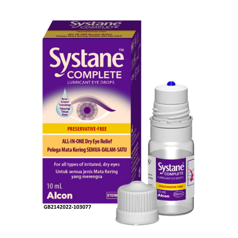 Systane Complete Preservative-Free Eye Drops 10ml