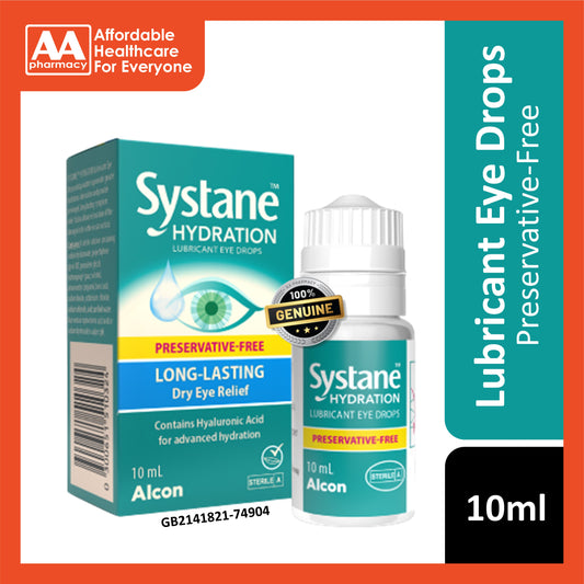 Systane Hydration Preservative-Free Eye Drops 10ml