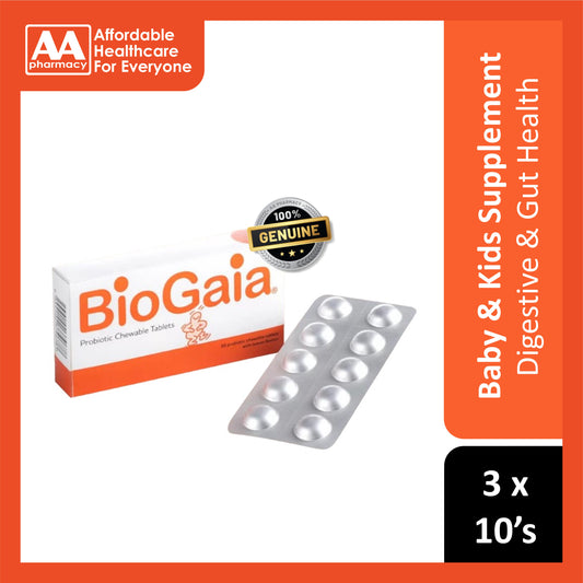 BioGaia Probiotic Chewable Tablet 3x10's