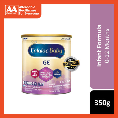 Enfalac Baby GE Infant Formula 350g (For Babies 0-12 Months)