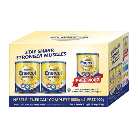 Nestlé Enercal Complete 2x850g FOC 400g (Promo Pack)