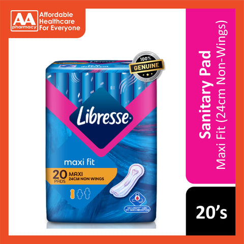 Libresse Pads (Maxi Fit, 24cm Non-Wings) 20's