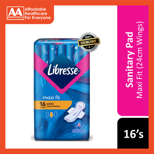 Libresse Pads (Maxi Fit, 24cm Wings) 16's