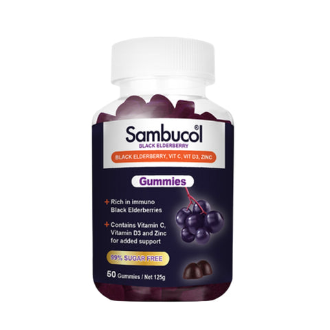 Sambucol Black Elderberry Original Gummies 50's