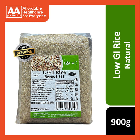 Lohas Natural LGI Rice 900g