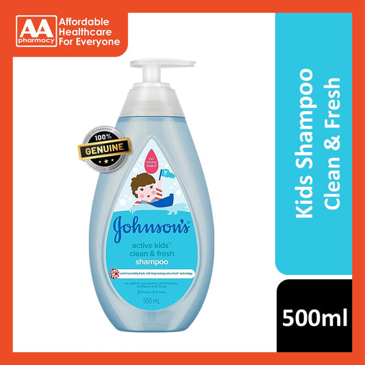 Johnson's Active Kids Clean & Fresh Shampoo 500mL