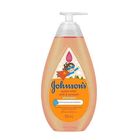 Johnson's Active Kids Soft & Smooth Shampoo 500mL