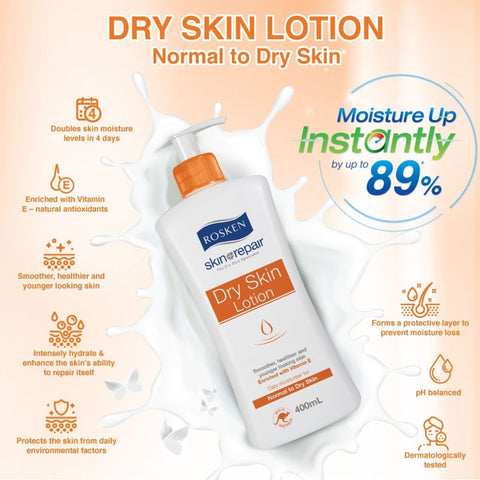 Rosken Skin Repair Dry Skin Lotion 400mL