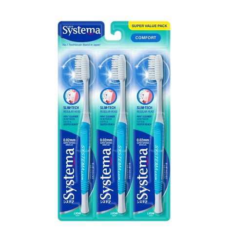 Systema Toothbrush Comfort 3 pcs (Super Value Pack)