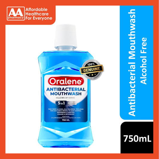 Oralene Antibacterial Mouthwash 750mL - Chlorhexidine Digluconate 0.12%