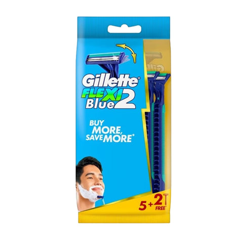 Gillette Blue 2 Flexi Disposable Razor 5+2's