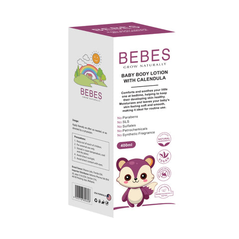 Bebes Baby Body Lotion with Calendula 400mL