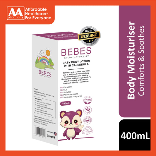 Bebes Baby Body Lotion with Calendula 400mL