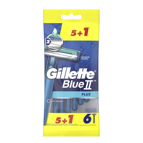 Gillette Blue II Plus Disposable Razor 5+1's