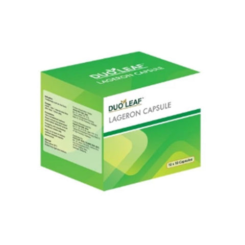 Duoleaf Lageron 200mg Vegecapsule 10x10's