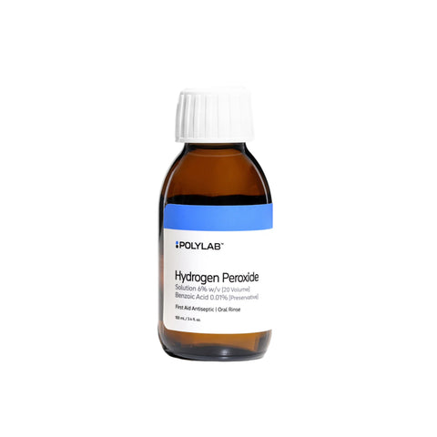 PolyLab Hydrogen Peroxide 6% w/v Solution 100mL