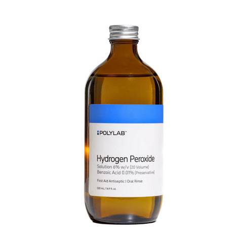 PolyLab Hydrogen Peroxide 6% w/v Solution 500mL