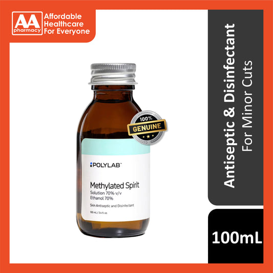 PolyLab Methylated Spirit 70%  v/v Solution 100mL