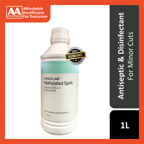 PolyLab Methylated Spirit 70% v/v Solution 1L