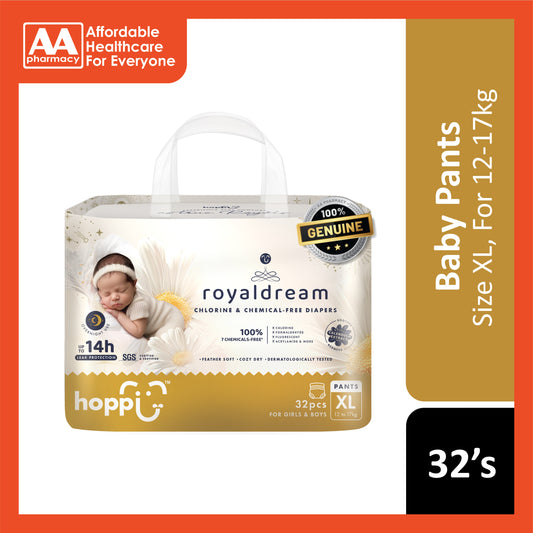 Hoppi RoyalDream Baby Pants Size XL 32's (12-17kg)