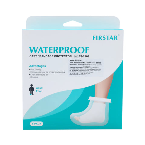 Firstar Waterproof Cast/Bandage Protector FS-2102 (Adult Foot, 30cm) 1's