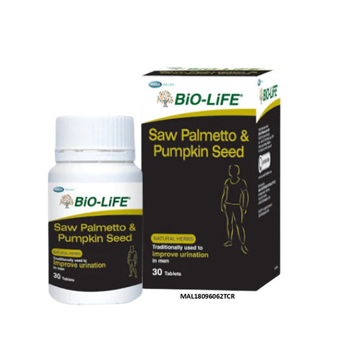 Bio-Life Saw Palmetto & Pumpkin Seed Tablet 30's