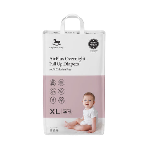 Applecrumby AirPlus Overnight Baby Pants Size XL 36's+6's (For 12-18kg)