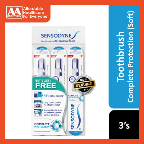 Sensodyne Complete Protection Toothbrush (Soft) 3's