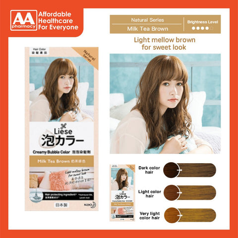 Liese Creamy Bubble Hair (Milk Tea Brown/Dark Chocolate/Rose Tea Brown/Dark Navy/Cool Ash/Mint Ash)