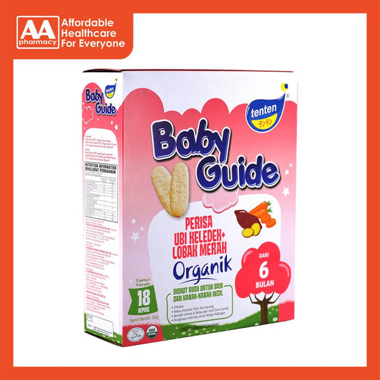 Tenten Baby Guide Rice Rusks (Organic Sweet Potato & Carrot) 36g