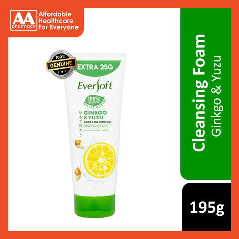 Eversoft Organic Facial Cleanser (Ginkgo & Yuzu) 195gm