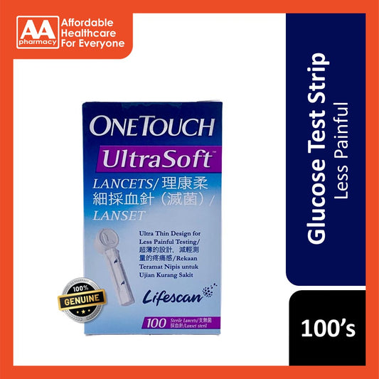 One Touch Ultrasoft Lancet 100's