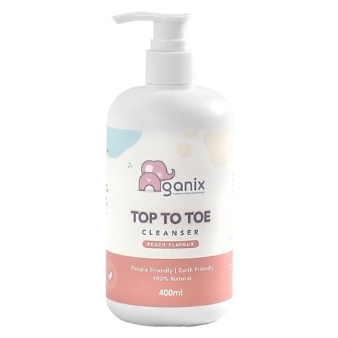 Aganix Top To Toe Cleanser (Peach) 400mL