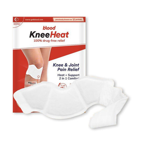 Blood PS Love Knee Heat Pain Relief Patch 2's