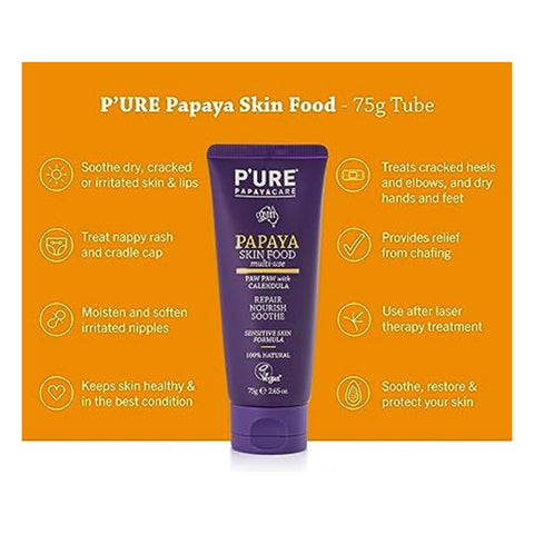 P'ure Papaya Skin Food Multi-Use 75g