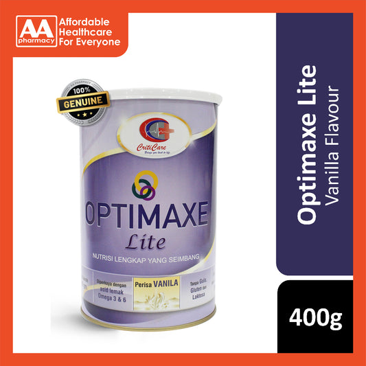 Optimaxe Lite Powder Vanilla Flavour 400g