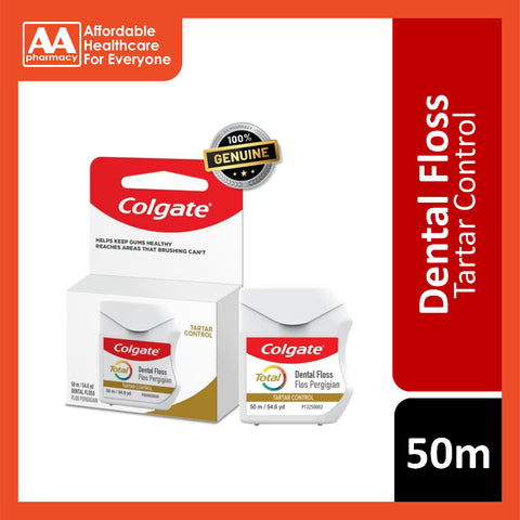 Colgate Total Tartar Control Dental Floss 50M