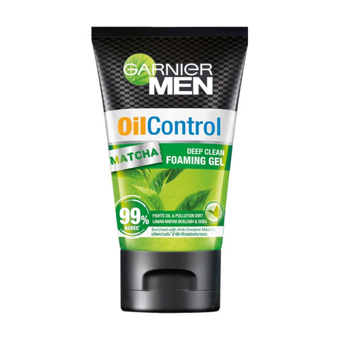 Garnier Men Turbolight Oil Control Matcha Foam Gel 100ml