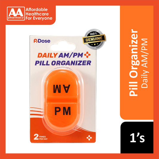 A-Dose Daily AM/PM Pill Box (2 Compartments) 1's