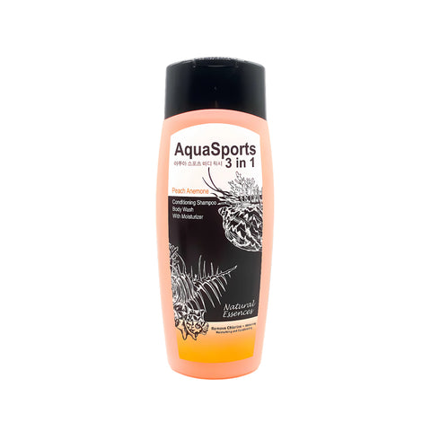 Aqua Sport 3 in 1 Anti-Chlorine Hair And Body Shampoo 220mL (PEACH ANEMONE)