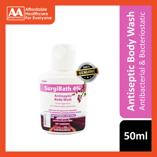 Surgibath 4% Antiseptic Body Wash 50ml