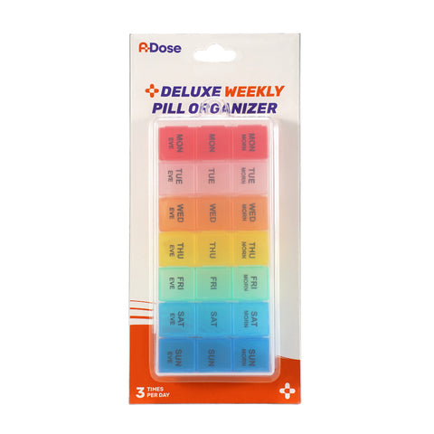 A-Dose Deluxe Weekly Pill Box (21 Compartments) 1's