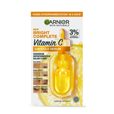 Garnier Bright Complete Vitamin C ampoule Serum 1s