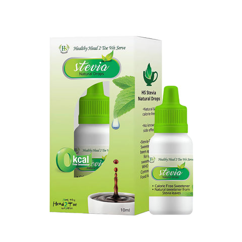 HS Stevia Natural Drops Sweetener 10mL