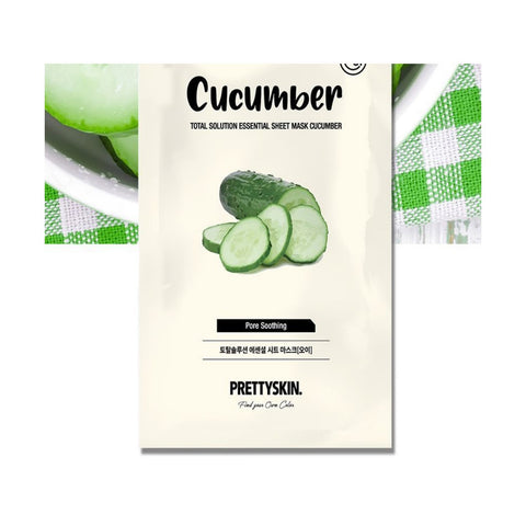 Pretty Skin Total Solution Essential Sheet Mask (Cucumber) 1's