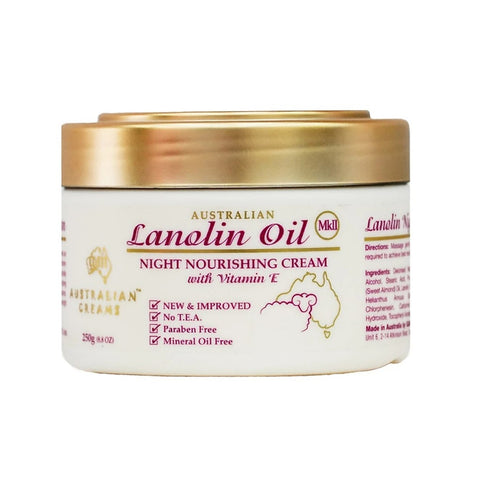 G&M Australian Creams Lanolin Oil Night Cream 250g