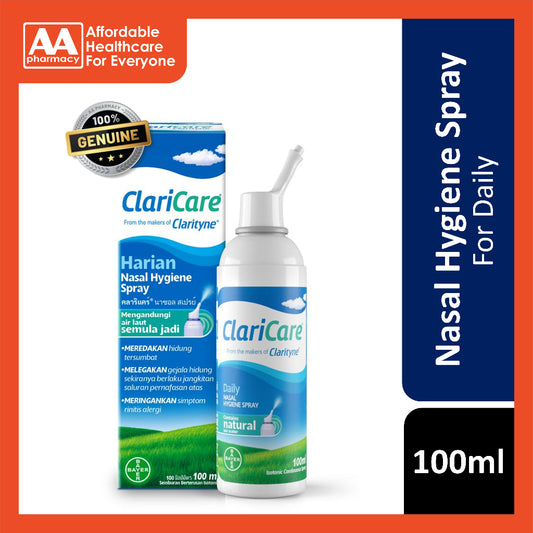 Claricare Nasal Hygiene Spray Daily 100mL